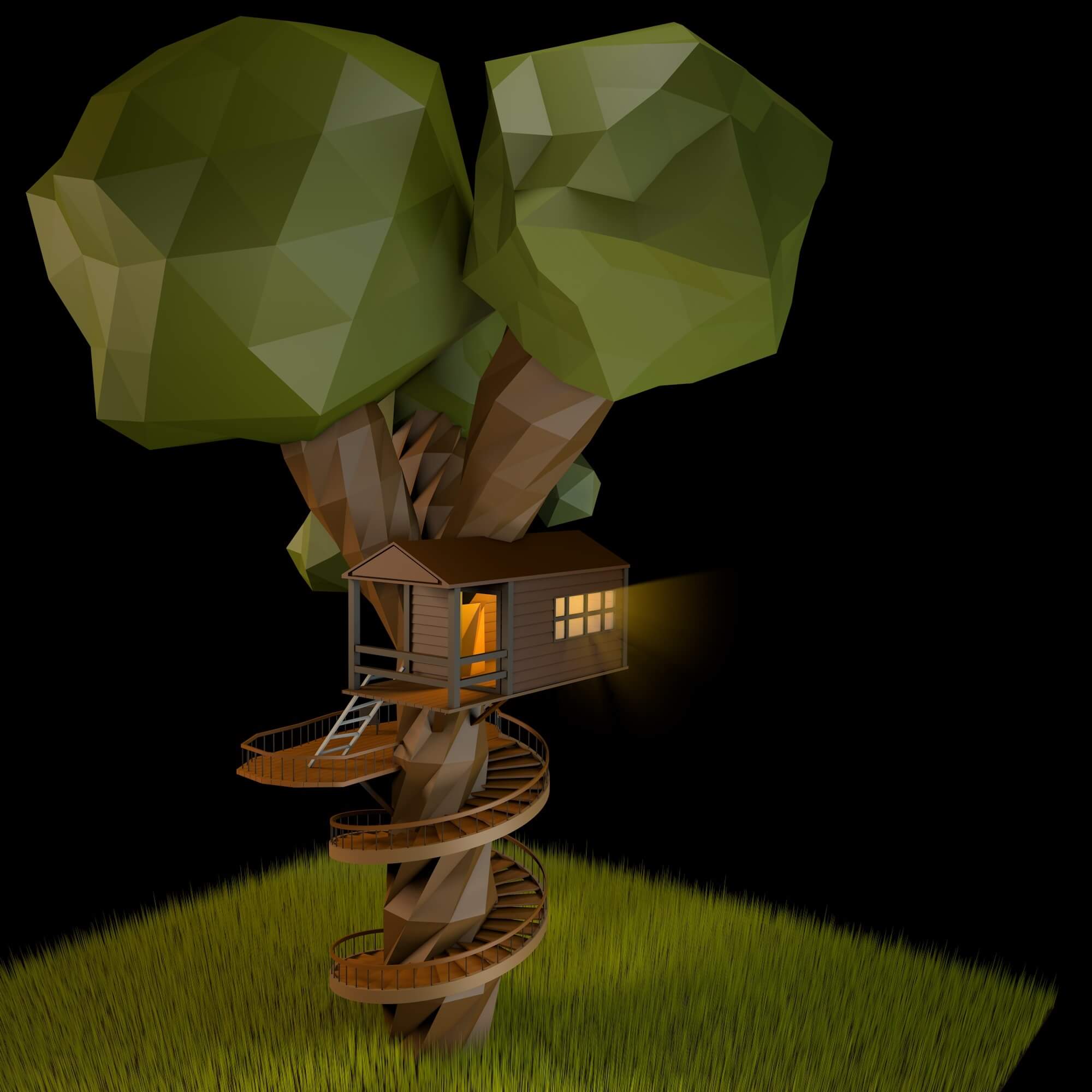 Treehouse 3D Model